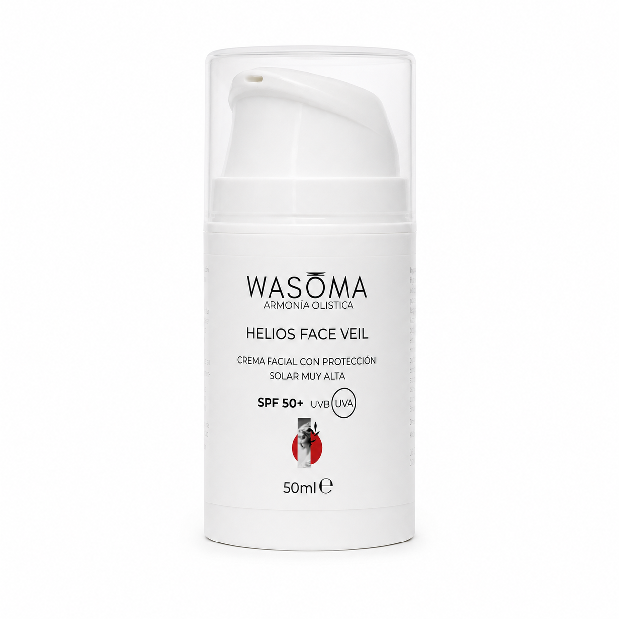 HELIOS Face Veil SPF 50+ |Crema facial con protección sola