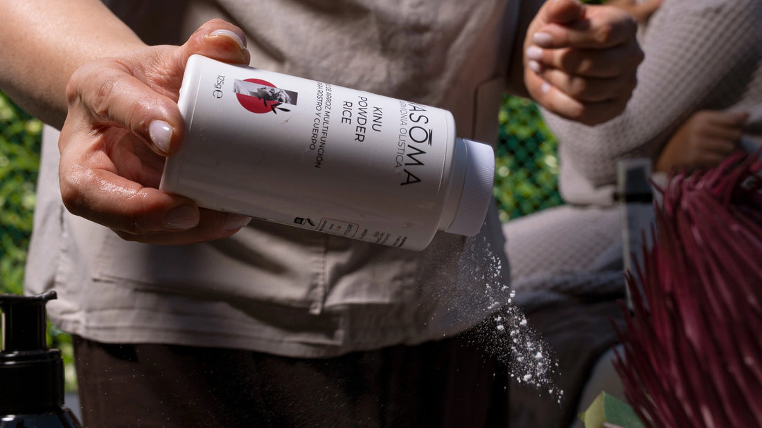 KINU POWDER RICE - Polvo de arroz multifunción para rostro y cuerpo